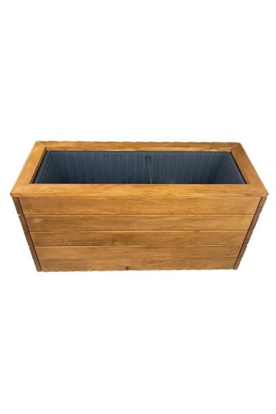 Saksı Ahşap Saksılık Büyük Boy Saksı Stand Çiçeklik Dikdörgen İç Saksılıdır 32X87X47