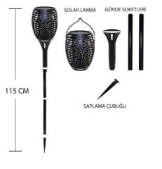BH018 - 54 Led Solar Alev Aydınlatma