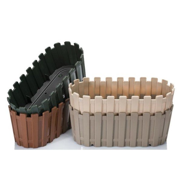 Akasya Balkon Saksı 30cm Pastel Mix 6 Adet