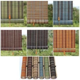Bambu Stor Perde-Yeşil 120cm x1,80mt