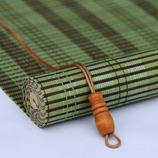 Bambu Stor Perde-Yeşil 60cm x1,80mt