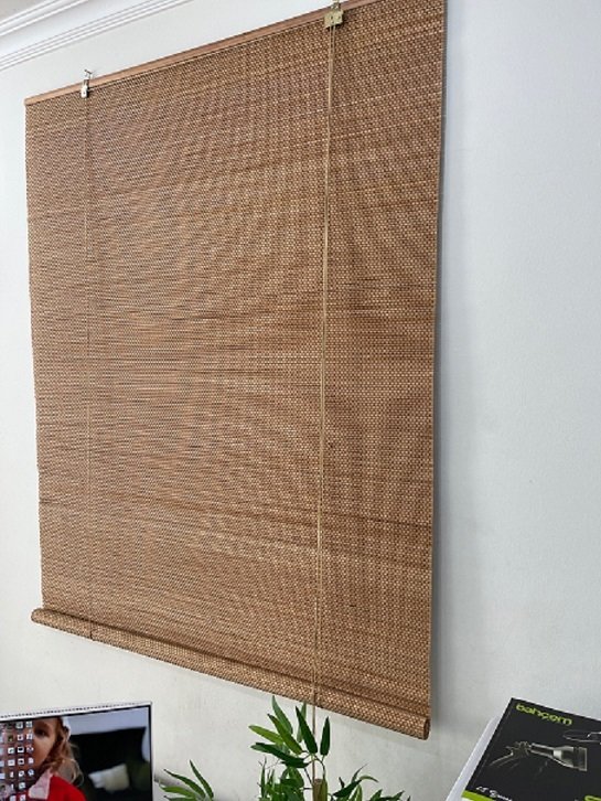 Bambu Stor Perde-Açık Kahverengi  200 cm X 1,80 mt