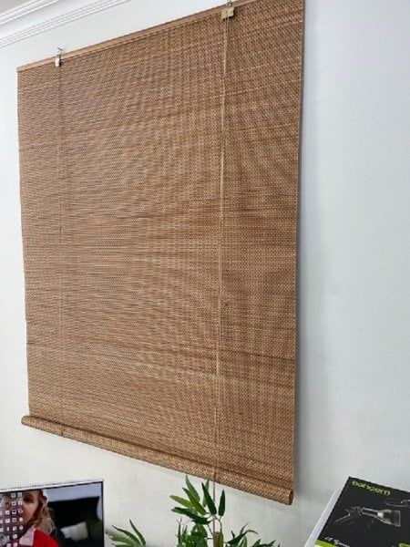 Bambu Stor Perde-Açık Kahverengi  200 cm X 1,80 mt