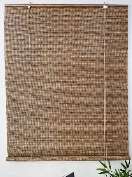 Bambu Stor Perde-Açık Kahverengi  90 cm X 1,80 mt