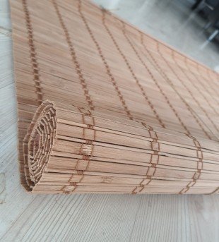 Bambu Stor Perde 90x180 cm Kahverengi