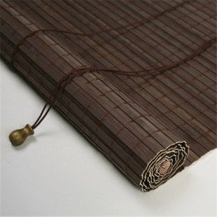 Bambu Stor Perde 60x180 cm Koyu Kahverengi