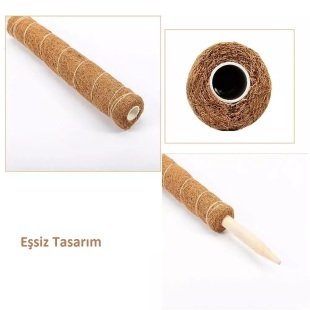 Bahçem Koko Sarmaşık Destek Çubuğu 2 Adet 40cm + 50'Li Bağlama Klipsi