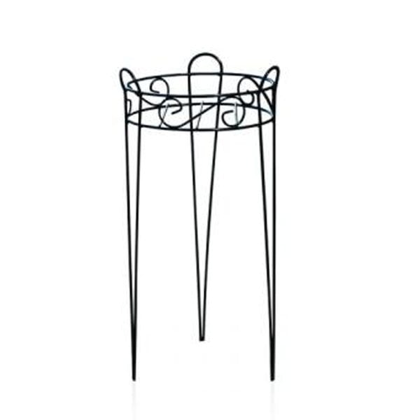Metal Ferforje Saksılık Çiçeklik Dekoratif Saksı Standı 1 Adet 26x26x37cm