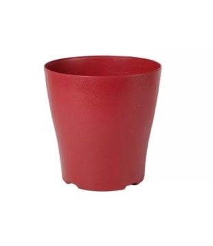 Gardenya 26cm Plastik Saksı Bordo-Siyah 6 Adet